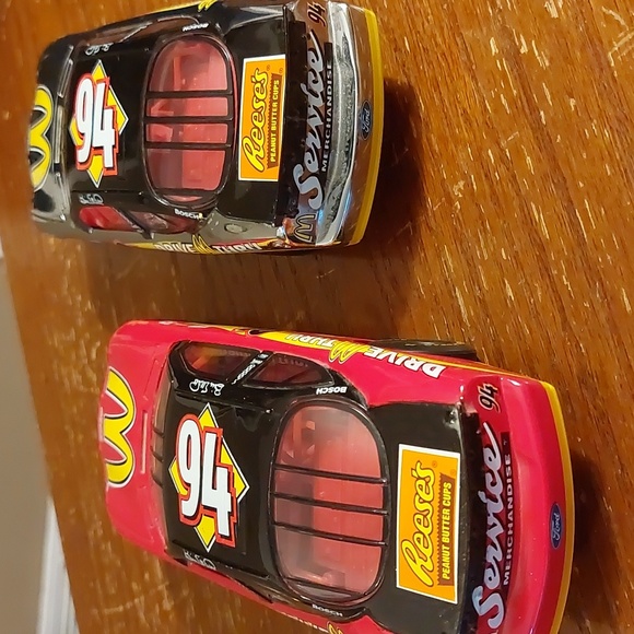 A set of 2(qty) McDonalds #94 1:24 die-cast Nascar Race cars - Picture 3 of 7
